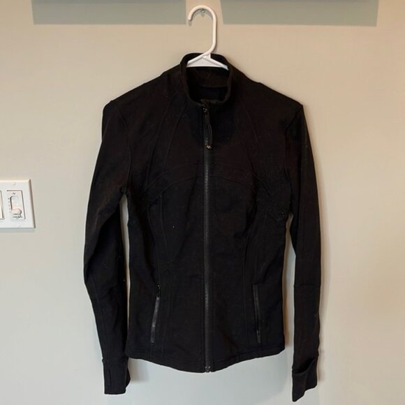 Lululemon Define Jacket Size 8 Black Full Length - Picture 1 of 8